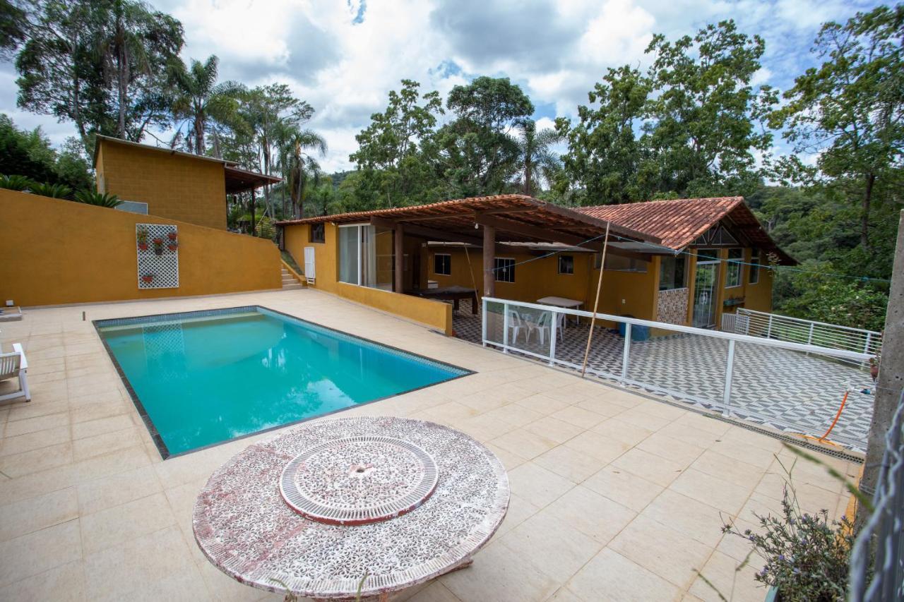 Chacara C Piscina Churrasqueira E Wi-Fi Em Ibiuna Exterior photo