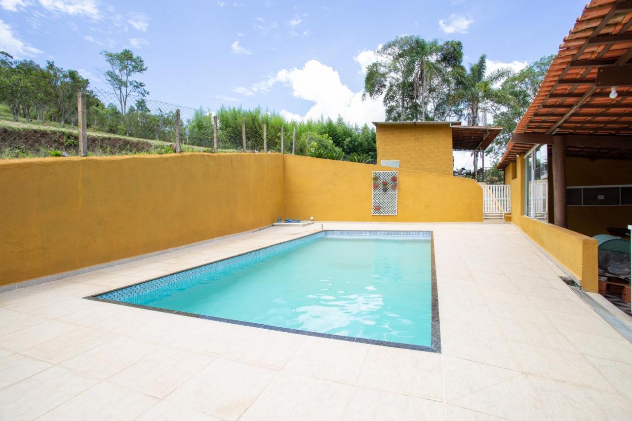 Chacara C Piscina Churrasqueira E Wi-Fi Em Ibiuna Exterior photo
